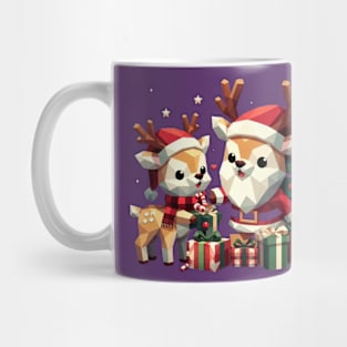 Christmas Cute Reindeer Mug